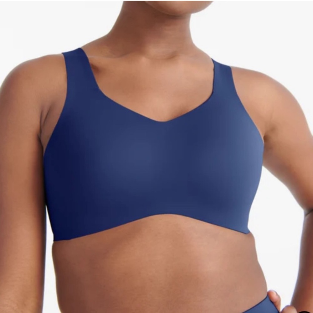 knix Seamless  catalyst sports bra Navy Blue Wireless Comfort Bra